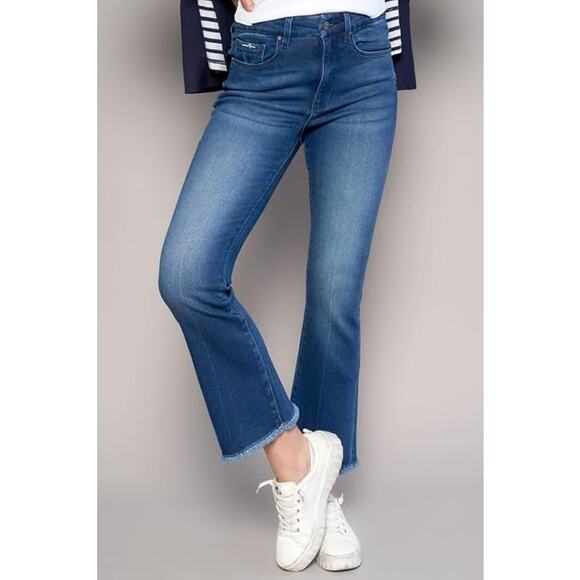 Insane Gene High Rise Crop Boot Jeans - P1683 - Size 11/29 - Picture 6 of 7